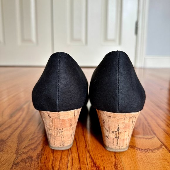 Moda Reflex Grace Black Wedge Pump - Picture 5 of 8